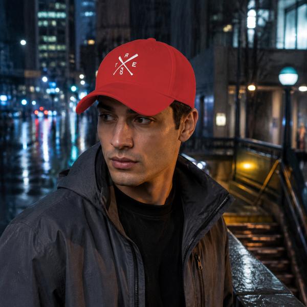 Baseball Cap With Bats