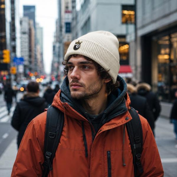 Beanie with Crown