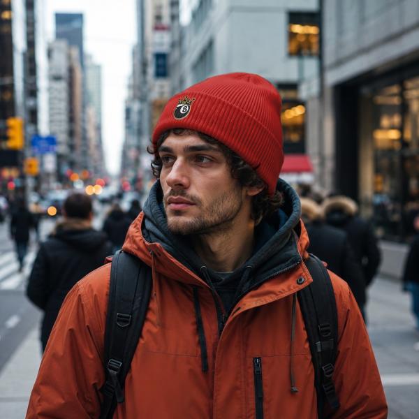 Beanie with Crown